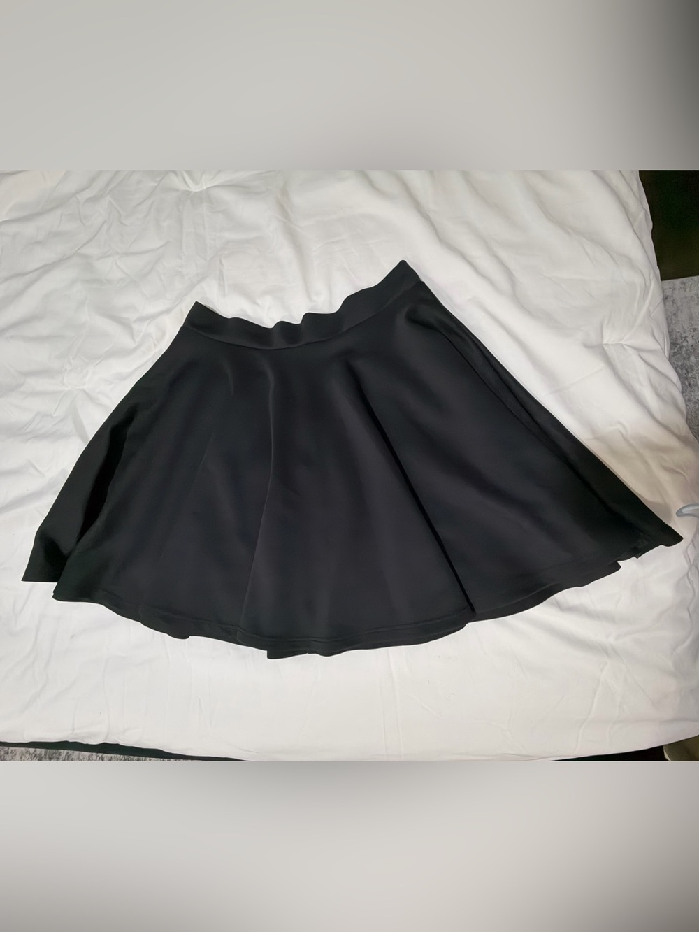 Honey Punch Black Circle Skater Skirt